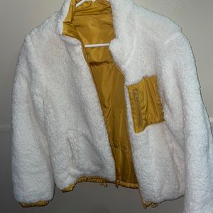 Reversible jacket teddy jacket. NWOT